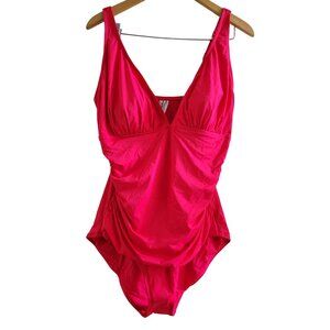 Tommy Bahama Womens Pink Bathing Swimsuit Plus size 20W New Vacation Resort